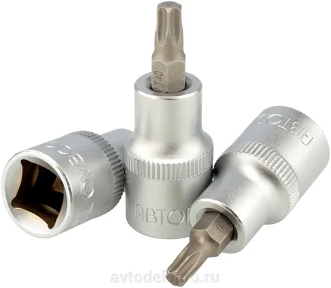 Головка со вставкой  TORX T10 (1/2";L=55mm) АвтоДело 