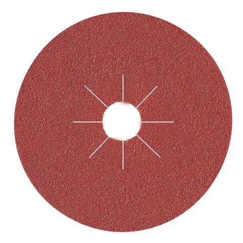 Диск фибровой шлифовальный SMIRDEX 930 Fiber Discs Alox D=125мм  P 100