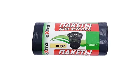 Пакет п/э для мусора 120л Экстра  уп.-10шт (30шт)