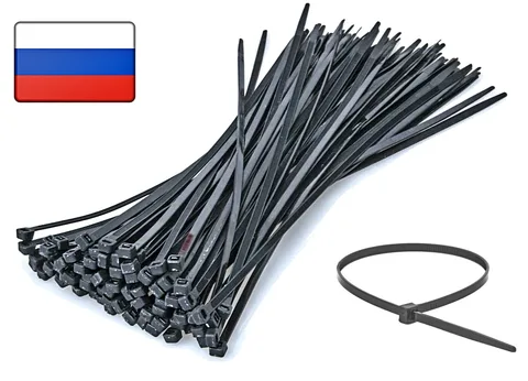 Хомут пластиковый 2,5 х 100 черн.(уп.100 шт.)TORK