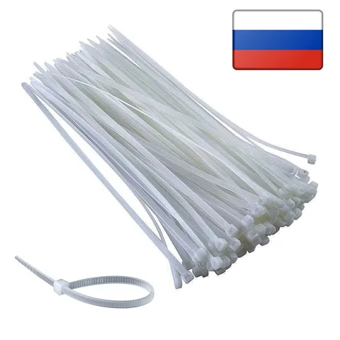 Хомут пластиковый 3,6х 200 бел.(уп.100 шт.)TORK