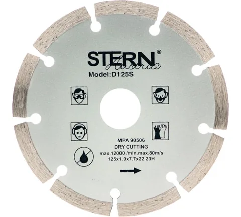 Диск алмазный Stern 125x7x22,2 сегмент