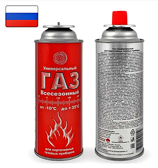 Газ для портативных приборов СИБИАР (12шт)