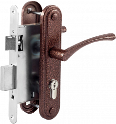 Замок врезной ГАРАНТ ЗВ7 медь