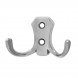 Крючок-вешалка №10 2-х рож. (хром)  &quot;Нора-М&quot;