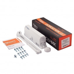 Доводчик №4S  (до 120кг) (белый) морозостойкий "Нора-М"