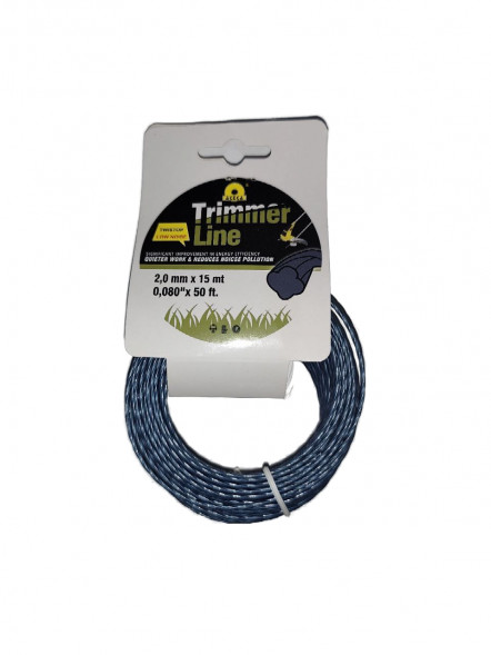 Леска для триммера FLOWER TWIST 2.0мм/15м (60шт)