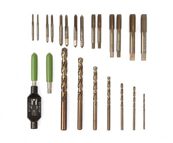 229022 Набор метчиков и сверл, 22 предм.