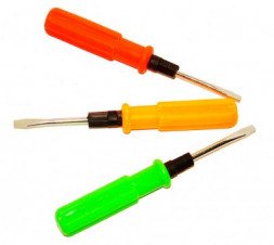 Отвертка переставная 2-х сторонняя средняя  (эконом) 235-А