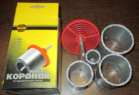 Набор коронок по керамике и плитке (картон) Skole/КРЕОСТ