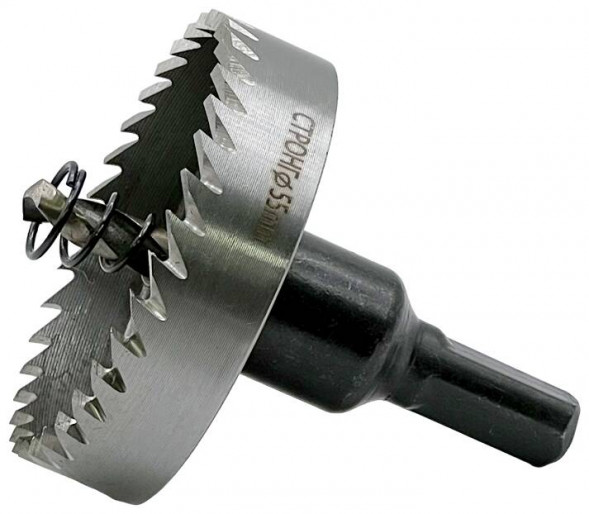 Фреза корончатая по металлу 55 мм