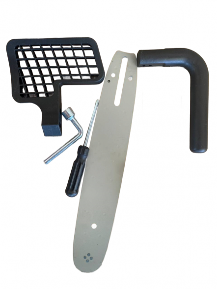 Бесщеточная 12 дюймовая цепная электрическая пила, 21v, 4Ah аккум. 2шт, Кейс, З/У GROWER