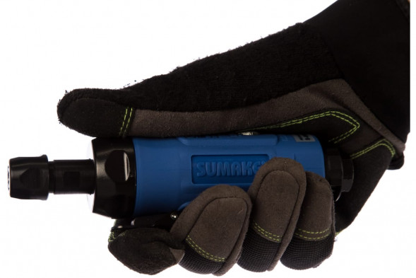 Пневмошлифмашина ST-Р7732МК с набором шарошек в пластиковом кейсе