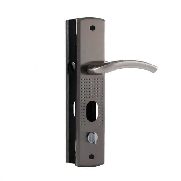 Ручка двер. на планке 200(96)-68 мм Левая мат.никель  &quot;Нора-М&quot;