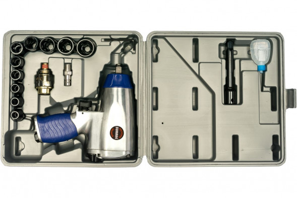 Пневматический гайковерт ST-М1001К 1/2&quot;, 378Нм с набором головок