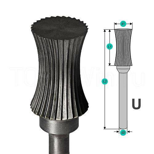 Борфреза твердосплавная UХ1225М06