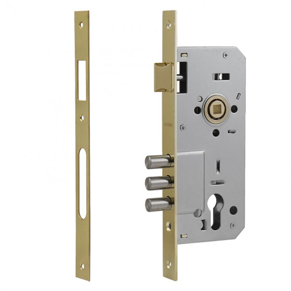 Корпус замка КЗВР-101 (85мм) (золото) &quot;Нора-М&quot;