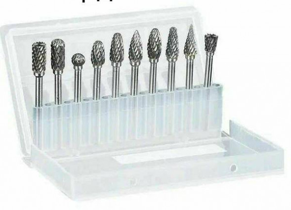 Набор фрез для бормашин (шарошек) хв.3 D-4 ( 10шт.)