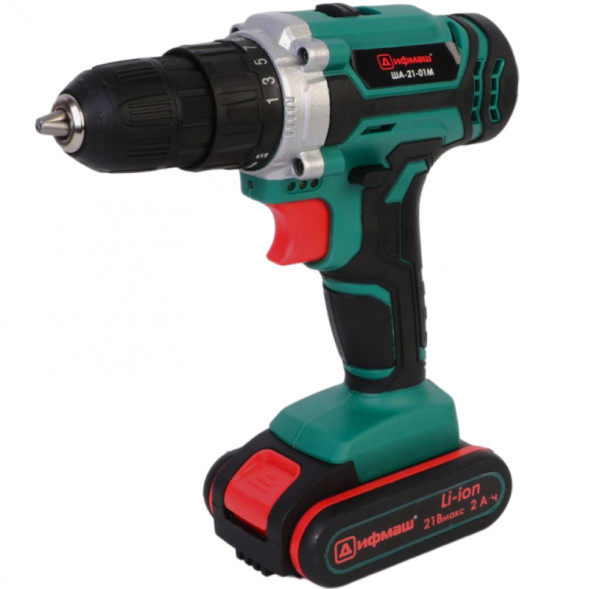 Шуруповерт аккумуляторный 21В 2,0А*ч (ША-21-01М) &quot;ДИФМАШ&quot;