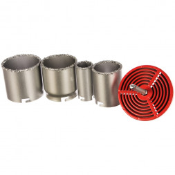 Набор коронок по керамике и плитке (пластик) Skole