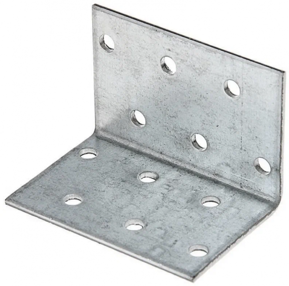 Уголок крепежный 40*40*60 цинк (200 шт.)