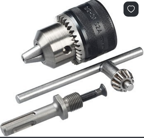 Патрон для дрели под ключ в комплекте с хвостовиком 3PC 1/2 16мм SKOLE