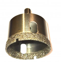 Коронка алмазная вакууммного спекания по керамограниту 60мм CRAFTMATE