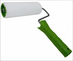 Валик в сборе ВЕЛЮР БЕСШОВНЫЙ (полиамид, ворс 5мм)  250х48мм, бюгель 6 мм ON