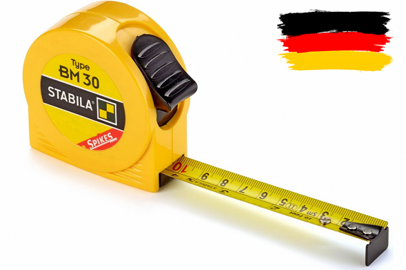 Рулетка ВМ30 3м х 13 мм STABILA