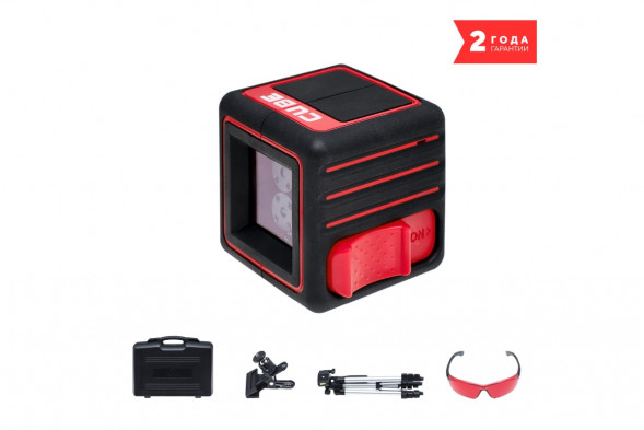 Лазерный уровень ADA Cube Ultimate Edition(постр,батарея,крепл.ун-заж,штатив,оч,истр)