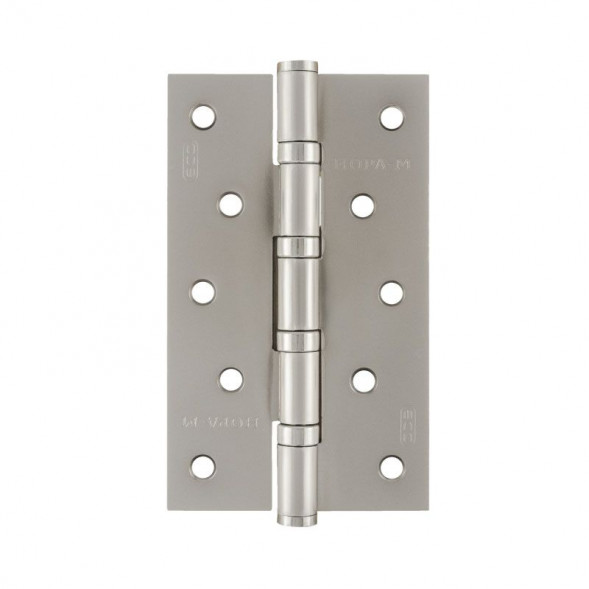 Петля унив.сталь 5&quot;-4ВВ FНР-ЕСО РВ (мат.хром.покр.) (125*75*2,5)  &quot;Нора-М&quot;