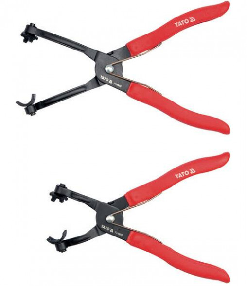 Набор щипцов к хомутам и проводам YATO 1/4"-3/4", 217мм,254мм, 2 предмета