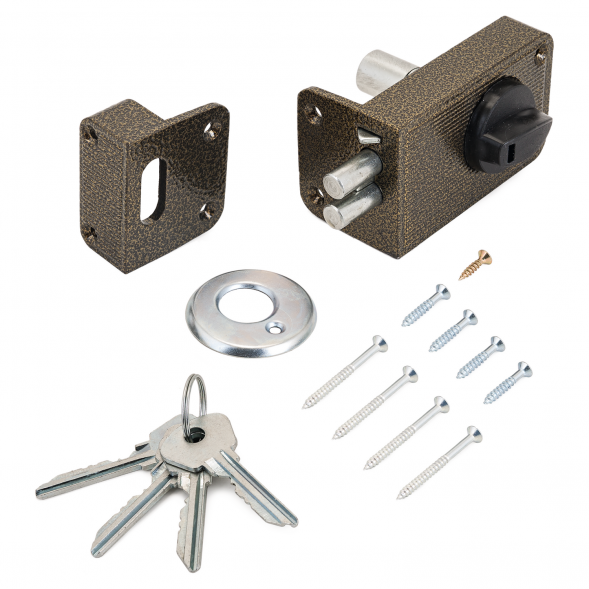 Замок накладной ЗЕНИТ ЗН2-3 бронза