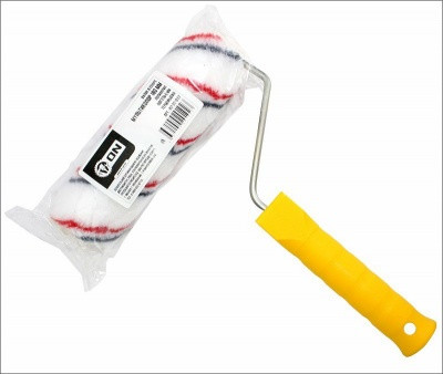 Валик в сборе МУЛЬТИКОЛОР (полиакрил, ворс 11мм) 180х48х6мм ON