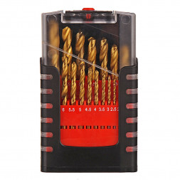 Набор сверл по металлу M2 кобальт  ( пласт. упак) 13PC SKOLE