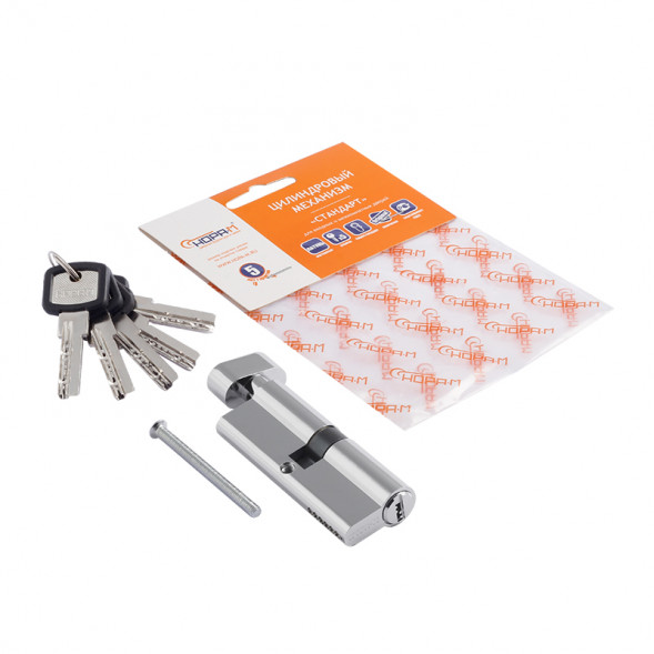 Цилиндр.мех-м ЛПУВ-60 (хром) (30-30)