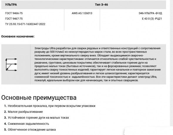 Электроды Ультра РЦ-21 Ø 3мм 2,5кг (4шт) МЭЗ