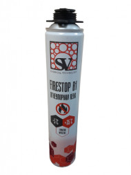 Огнеупорная профессиональная пена  всесезонная 720 мл (900г) SV FIRESTOP B1