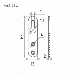 Подвеска 16х65 5.1-А Ц х 1000