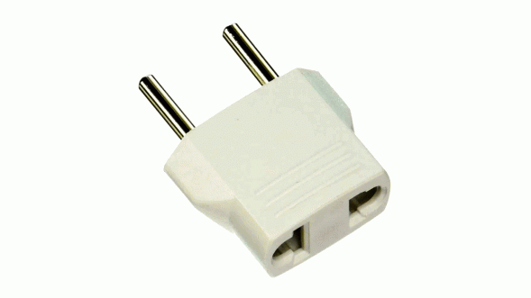 Вилка электрическая, переходник Европа-Азия  13-А