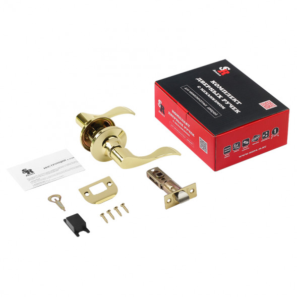 Защелка м/к  ЗВ1-05 ISPARUS (зол.)  НОРА-М