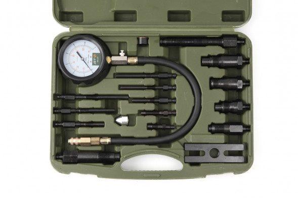 830217 Компрессометр для дизельных двигателей с насадками (5шт)