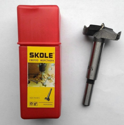 Фреза форстнера с победитом d-60 Skole