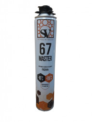 Профессиональная монтажная пена, всесезонная, 750 мл (960г) SV MASTER 67