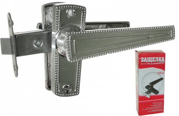 Защелка врезная ЗЕНИТ ЗЩ2.01 хром