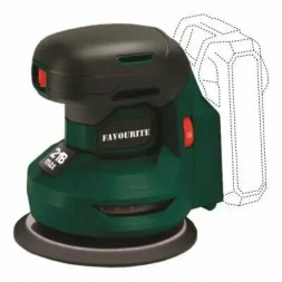 Орбитальная шлифмашина аккумуляторная OBS 21 OS125 SET 21В 2Ач ЗУ FAVOURITE