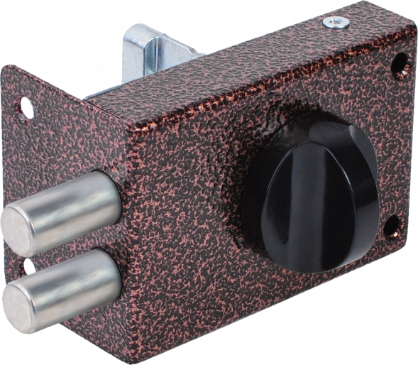 Замок накладной ОМЕГА ЗН1 (2Р) медь