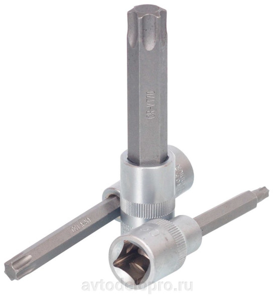 39630 Головка со вставкой TORX  Т30 (1/2&quot;;L=100мм) АвтоДело