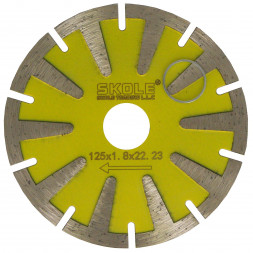 Диск алмазный Т-сегмент  125мм SKOLE