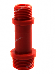Трубка соединительная резьбовая 1/2"-3/4" с внешней резьбой Рус 070